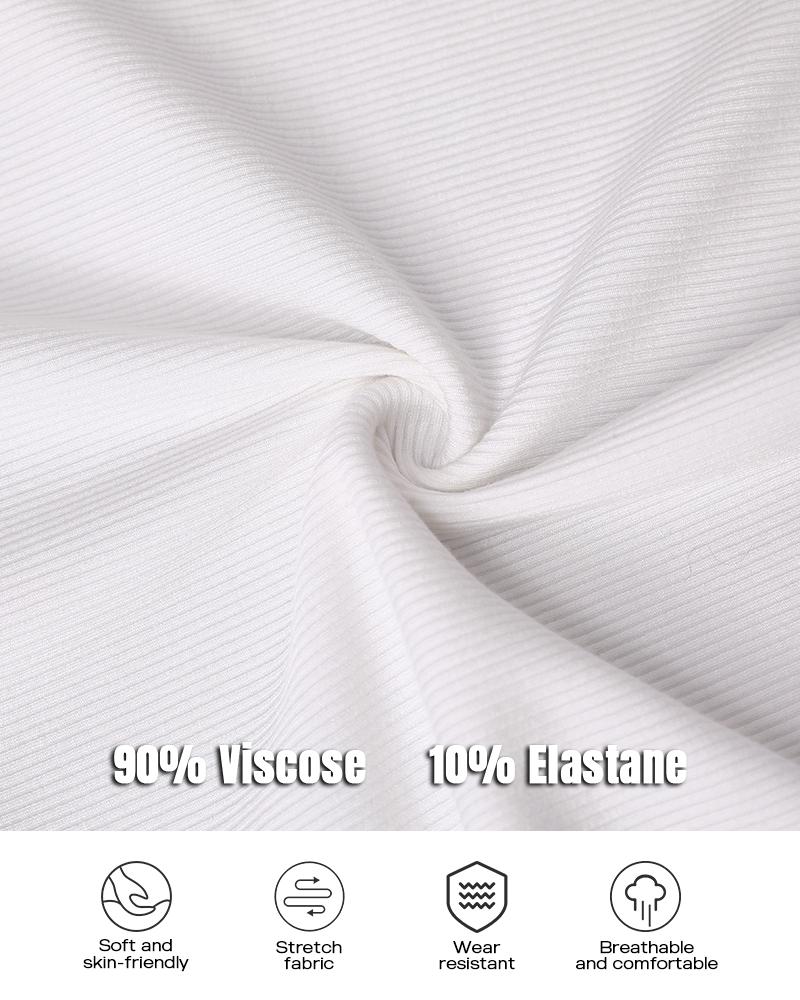 ChicMe 2 Piece Tank Tops with Built in Bras Athletic Tank Tops for Women Ribbed Tank Top/Ribbed Built-in Bra Tank Top