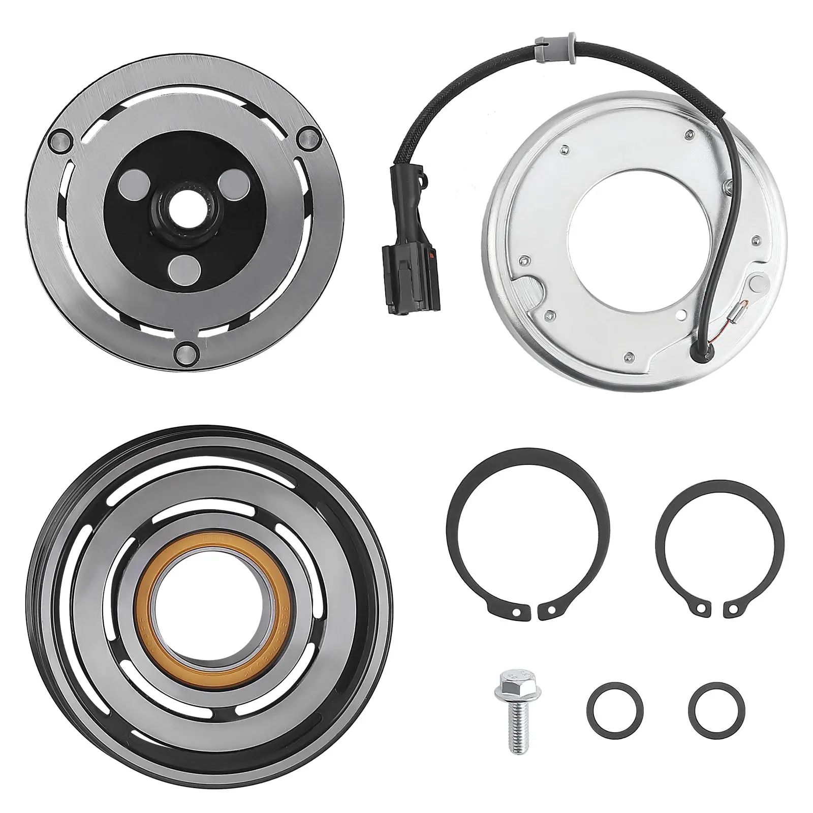 A/C Compressor Clutch Kit compatible For Subaru Impreza compatible For Forester 2008-2010