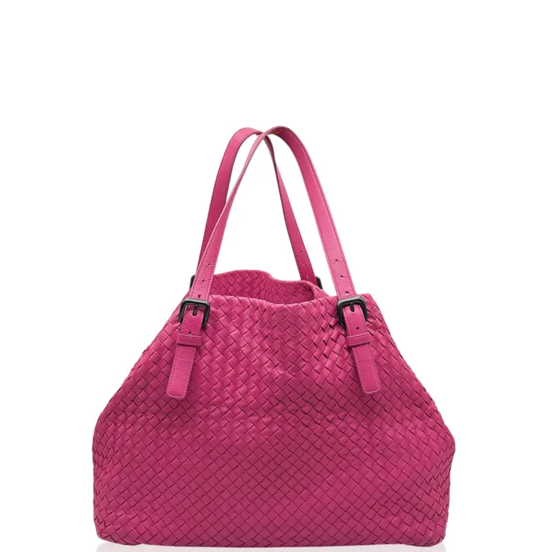 ショルダーバッグ 00sy2k archive pink shoulder intrecciato Bottega Veneta - Blush Pink Woven Leather 