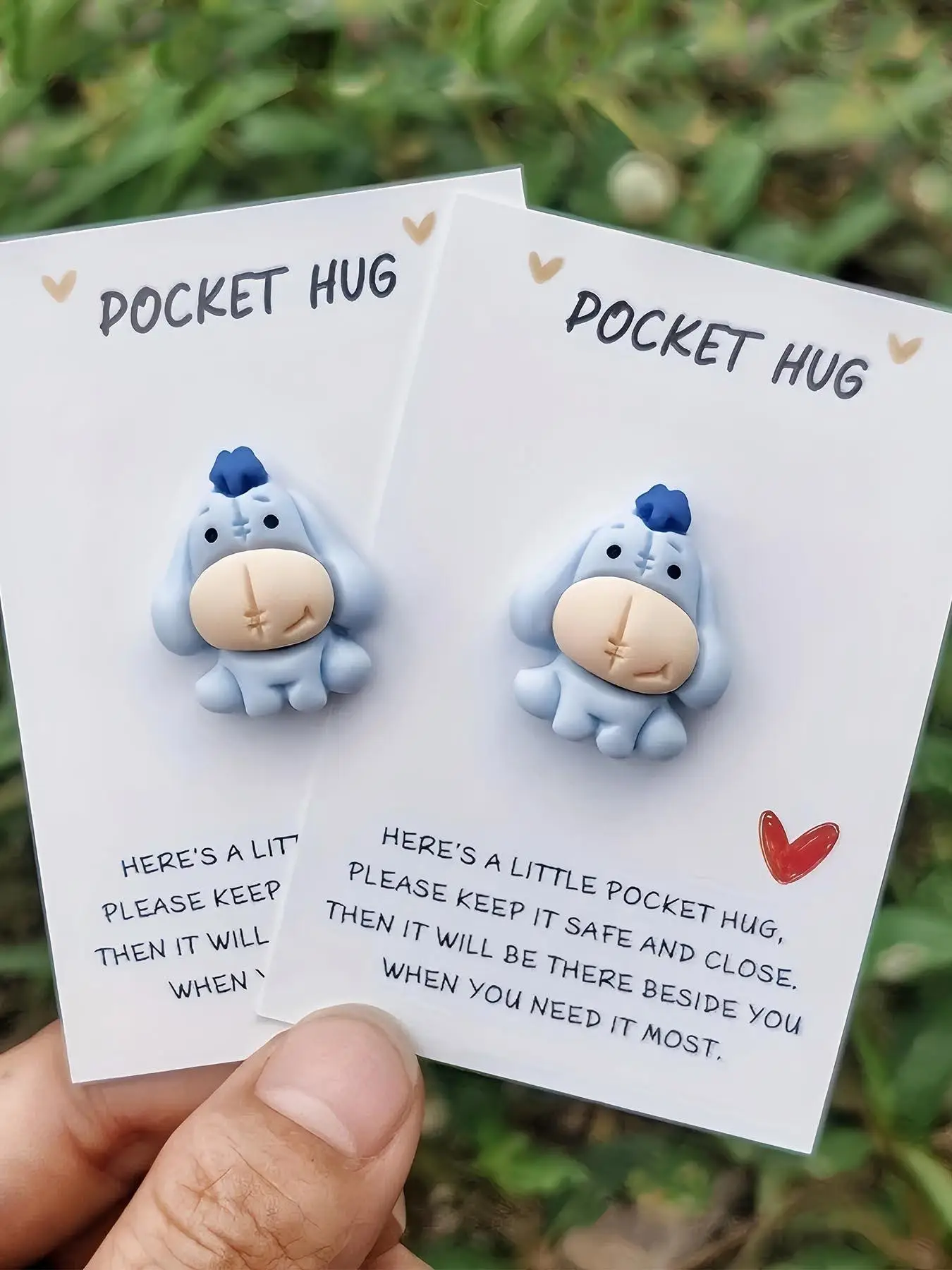 Cute Cartoon Donkey Design Pocket Hug, Charming Cartoon Donkey Ornaments, Suitable for Daily Healing Gifts, Party Favors, Party Decor, Party Favors As