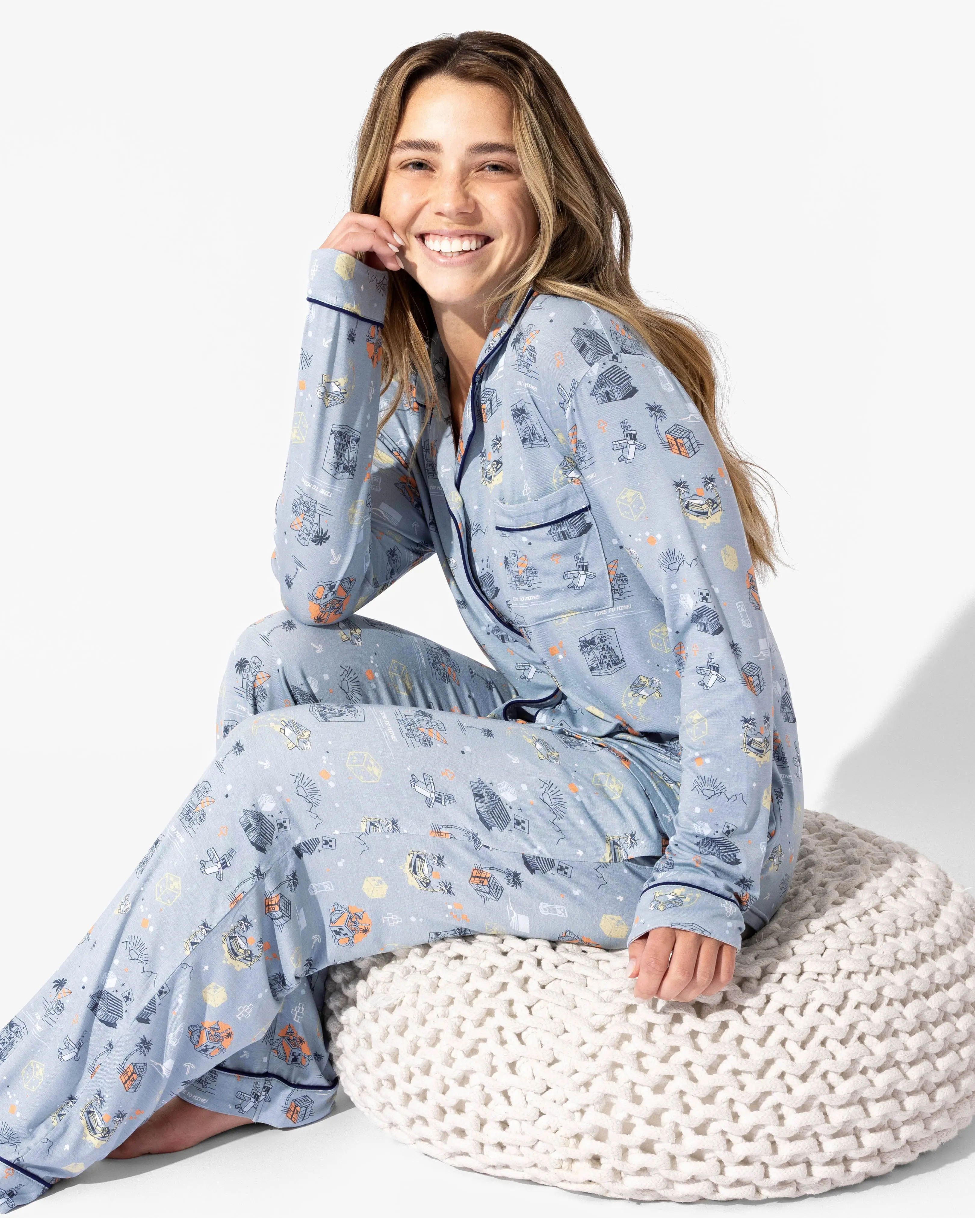Minecraft: Time to Mine Bamboo Women's Pajama Set