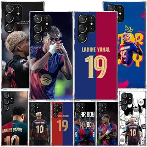 L-Lamine Y-Yamal 19 Personalized Print Smartphone Casing, Cellphone Handheld Accessories for Samsung Galaxy S24, S25 Edge, S26 Ultra, S23, S22, S21 Plus, S20 FE