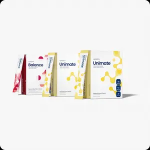 Unicity Feel Great - Lemon Unimate (2) Mixed Berry Balance (1) - 30-day supply Unicity Feel Great - Lemon Unimate (2) Mixed Berry Balance (1) - 30-day supply