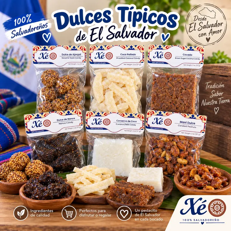 El Salvador Traditional Sweets Collection - Authentic El Salvadorian Delights