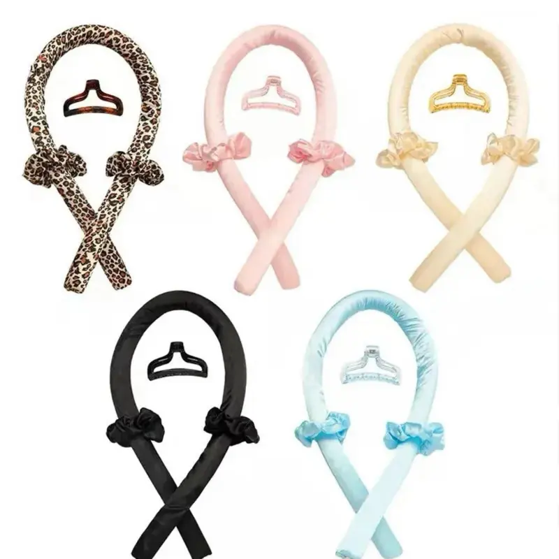 GlowCurl Luxe Heatless Curling Ribbon – Overnight Curls