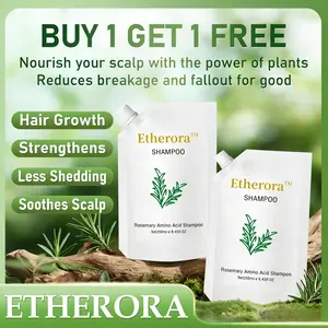 「BUY 1 GET 1 FREE!」 Rosemary Amino Acid Shampoo 250ml - Oil Control & Scalp Refresh, Nourish Black Hair & Volumizing  falling