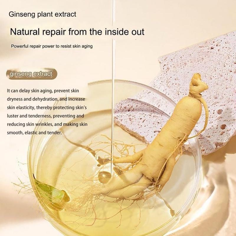 2x Ginseng Extract Liquid,Ginseng Extract Anti-Wrinkle Original Serum Oil,Korean Red Ginseng Polypeptide Anti Aging Essence,Ginseng Moisturizer,Reduces Wrinkles,Improves Sagging