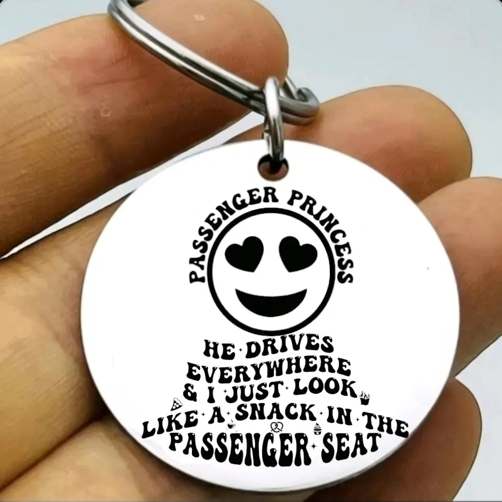 princess passenger hot car driver Keychain