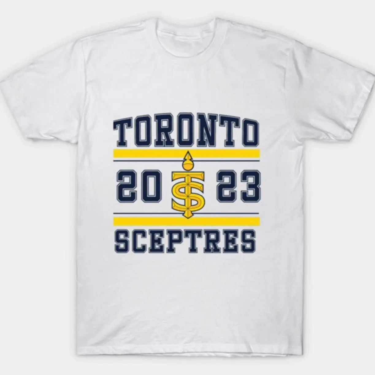 Women's Toronto Sceptres PWHL Vintage Logo T-Shirt - Athletic Top, Outdoor Wear, Size M, Tshirt, Outdoors, Digital Print, All Seasons, Christmas, Crew Neck, Shortsleeve, Style, Casual, Clothes, Cotton, Fabric, Fitted