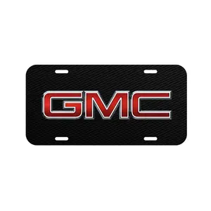 GMC Print Flat Novelty Inspired Art License Plate 1500 Truck Car Tag Auto bike