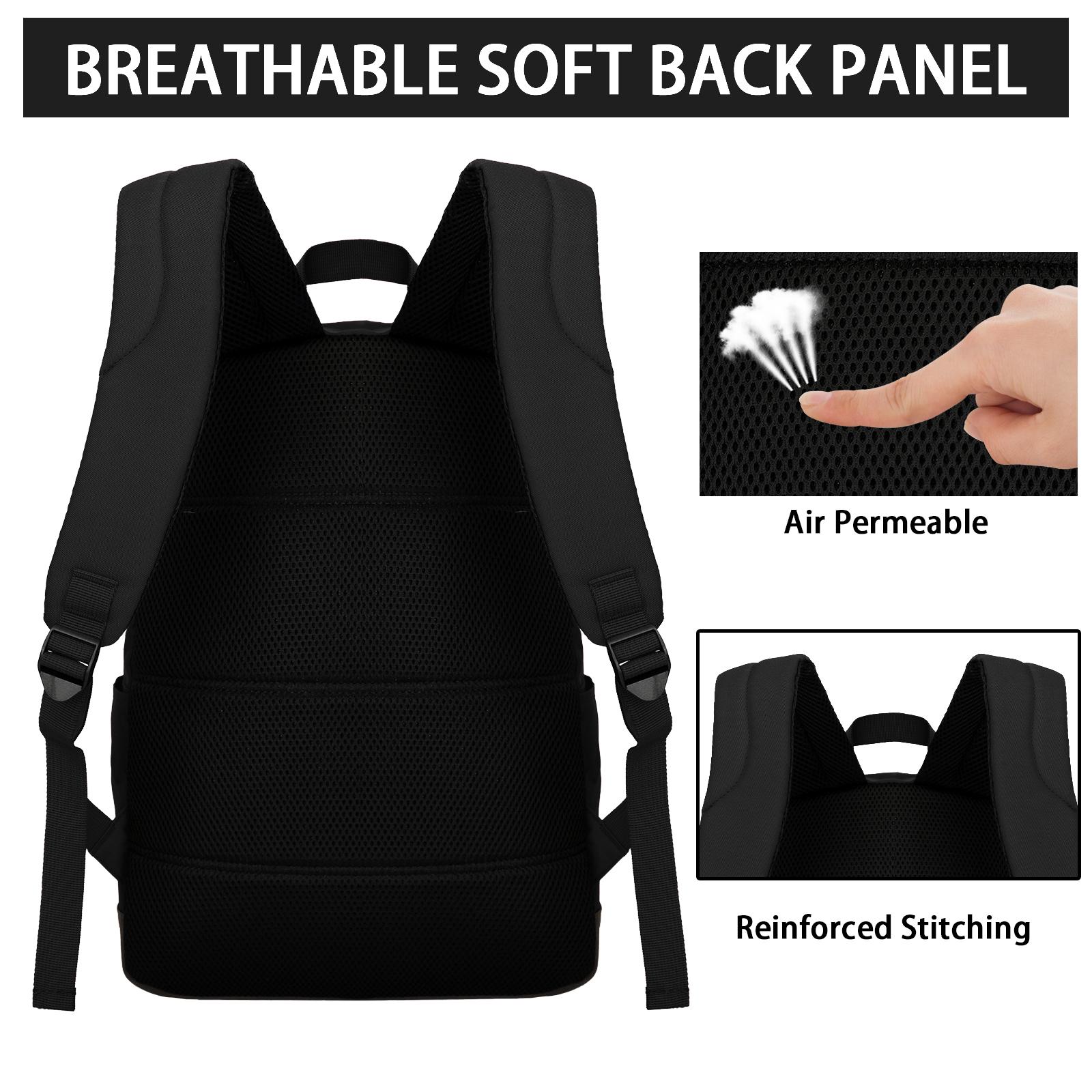 Backpack for Men Women, Anti-Theft Travel Laptop Backpack, Water Resistant 17.3 Inch USB Charging Backpack, Large Capacity Work Commute Bag