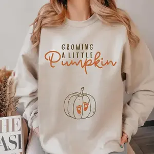 Growing A Little Pumpkin Maternity Sweatshirt