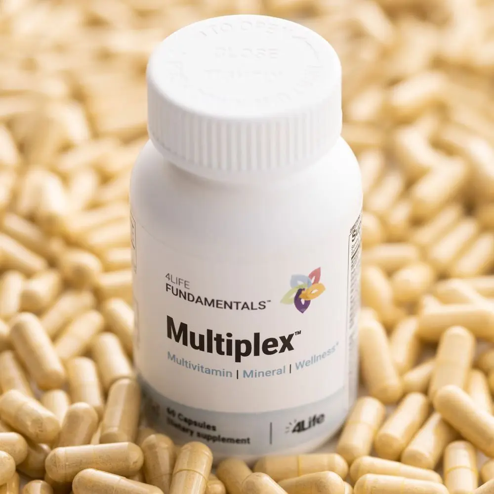4Life Multiplex All-in-one Multivitamins for Men & Women 1 Month Supply - High B Vitamins, C & E Antioxidants, Magnesium, Selenium & Chromium for Optimal Health Support