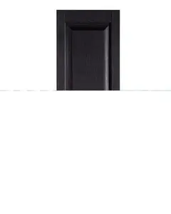 Premier Raised Panel Exterior Decorative Shutters, Black - 15 x 67 in.