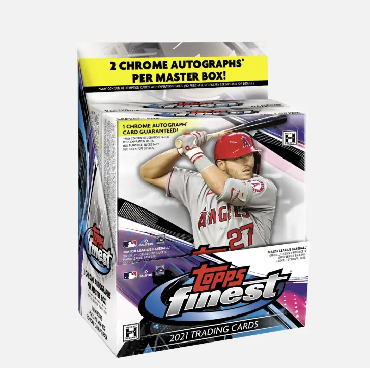 2021 Topps Finest Baseball Hobby Box