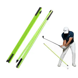 Collapsible Golf Club Alignment Rods, 2 Counts Golf Club Alignment Markers, Golf Training Accessories for Outdoor, Father's Day Gift