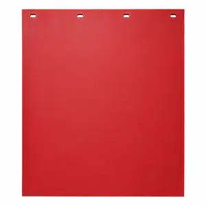#2430R Red Colored Mudflap - 24x30" PAIR