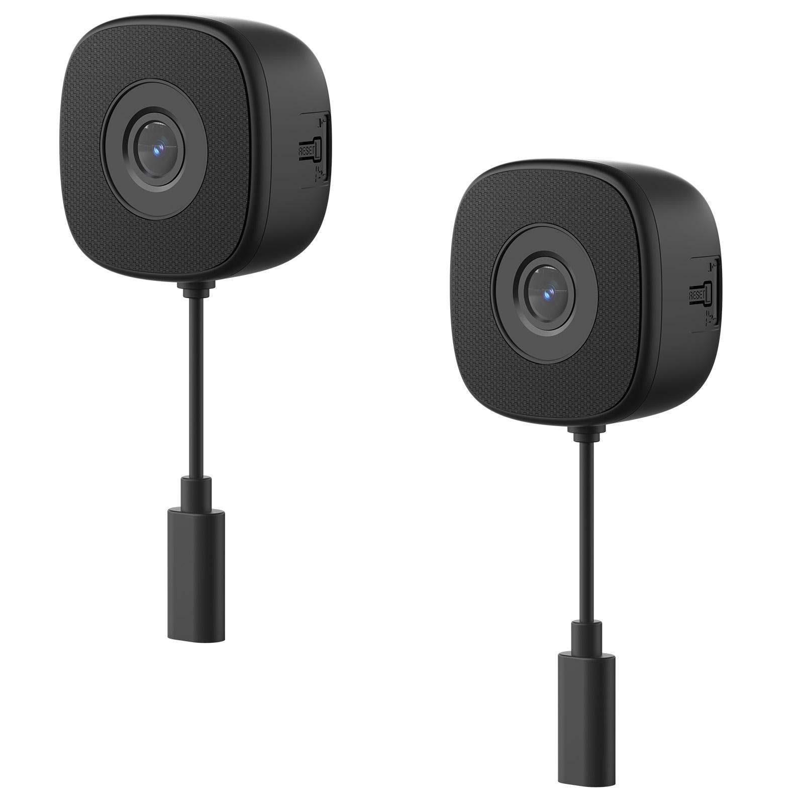 2K 3MP Window Camera Full Color Night Vision No Drill 3-Min Install 2.4G/5G Dual Band WiFi 24/7 Record  WiFi Home Security Camera AI Human Detection Two-Way Audio Indoor Glass Mount for Home Security