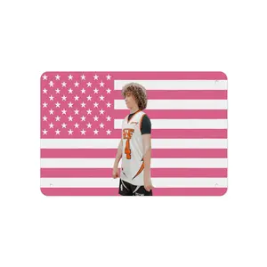 Nelson Neumann Printed Metal Painting for Garage, Home, Cafe, Bar, Bathroom Wall Decoration Premium Sign 8x12 In