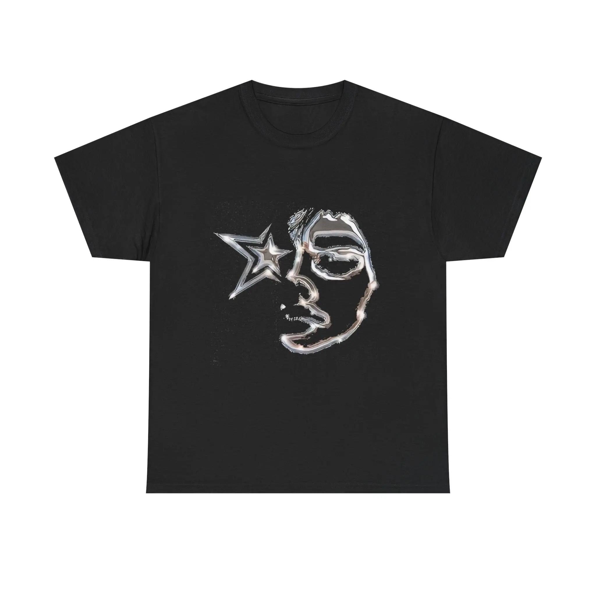 Liquid Chrome Mask Tee