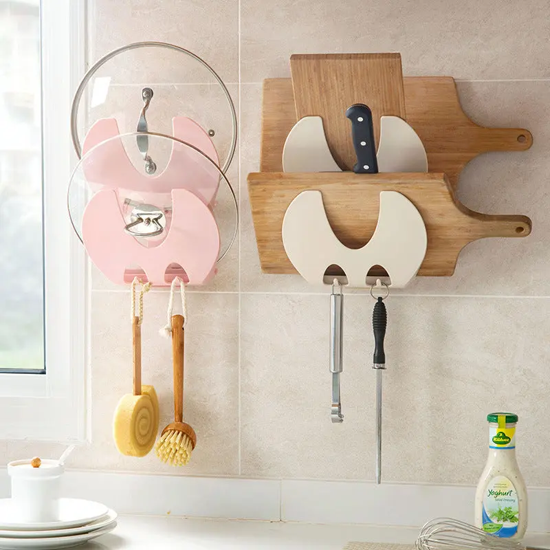 Wall Mounted Kitchen Organizer with Storage Hook