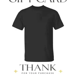 Gift Card Shirt, Thank You for Your Purchase Tee, Customer Appreciation T-Shirt