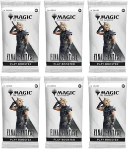 Magic The Gathering 6 Packs Final Fantasy Play Booster Pack Lot MTG for Collectors and Players