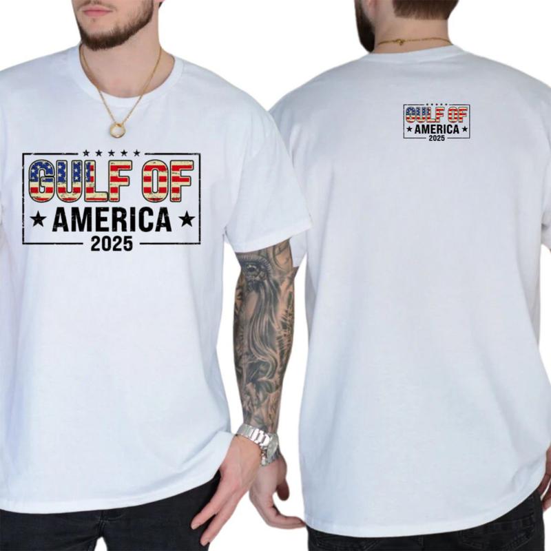 American Bay T-Shirt, Patriotic American Flag Design with Year 2025, Stylish Casual T-Shirt for Men and Women, Ideal for Independence Day or Summer Events, Comfortable and Stylish.