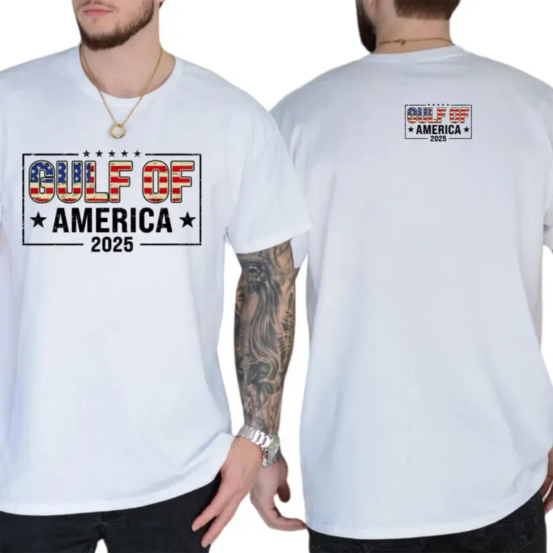 American Bay T-Shirt, Patriotic American Flag Design with Year 2025, Stylish Casual T-Shirt for Men and Women, Ideal for Independence Day or Summer Events, Comfortable and Stylish.