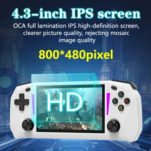 New G33 Portable Handheld Game Console, 4.3 Inch Display, 2500mah Battery, Supports Multiple Languages, Retro Gaming, Perfect Gift