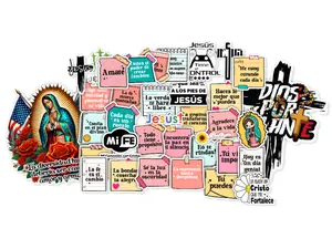 Faith & Motivation Sticker Set - Lleva tu fe contigo donde vayas - Spanish Stickers for Faith and Motivation Scrapbooking Scrapbook Page