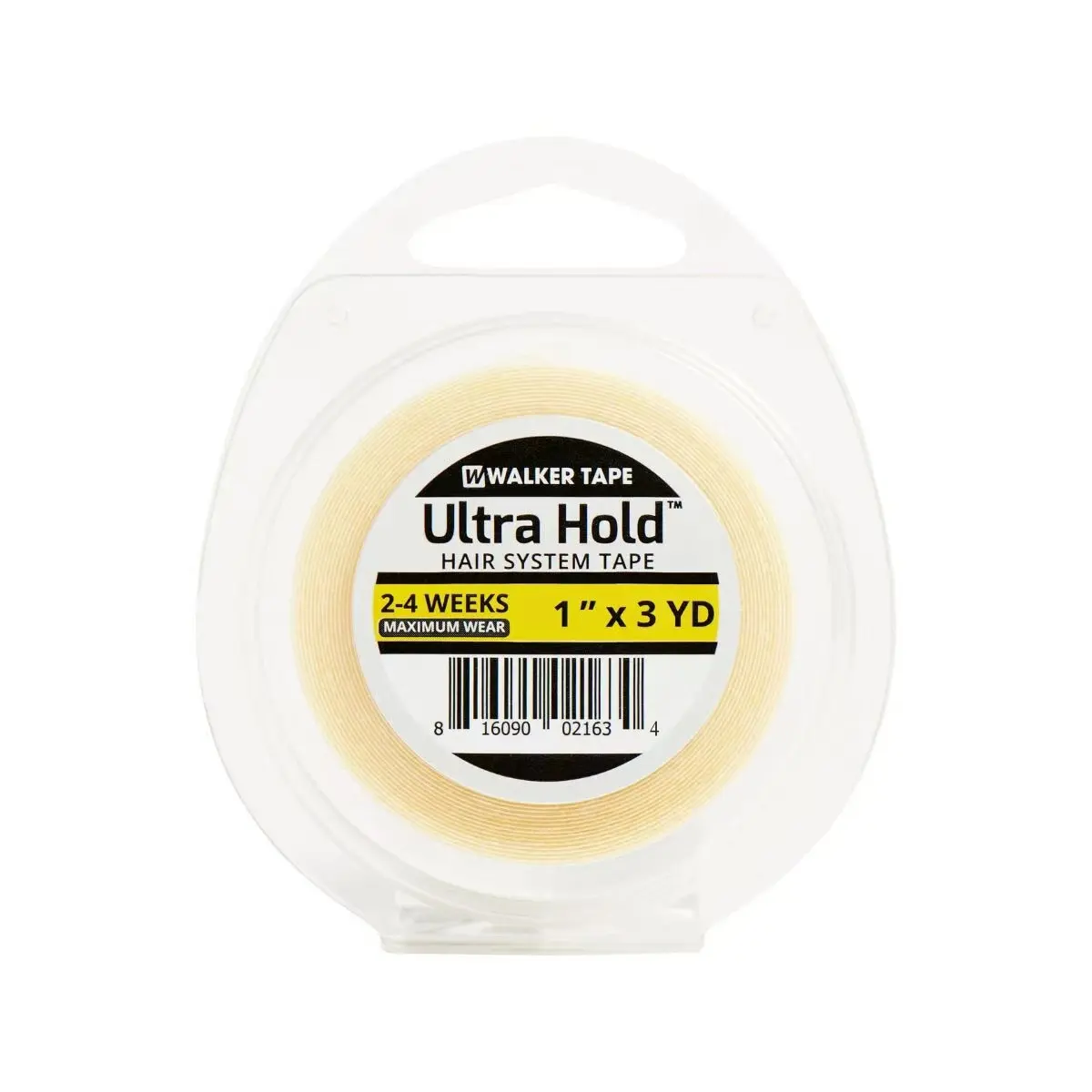 Walker Ultra Hold Roll Tape 1 Inch X 3 Yards Double Sided Tape for Hair System Mens Toupee