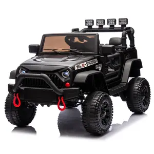 24V Kids Ride On Car Off-road Vehicles Gift for Children's Day W/Parents Remote Control,400W Motor,Four Wheel Suspension,Adjustable speed,USB,MP3,Music,Bluetooth,Large display screen,Power Display,Portable handle,Safety Belt for one Kid Aged 3-6