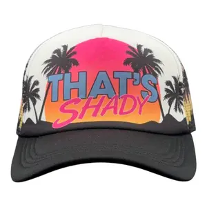 Thats Shady Hat Funny Sarcastic Vacation Graphic Novelty Cap Funny Hats Funny Summer  Novelty Caps for Men Trucker - Standard