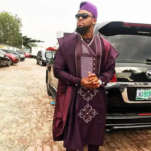 African men's clothing, 4PCS Agbada Senator, African Attire for men, African suit, Bespoke suit, African wear for men, men's clothing, men's suit....