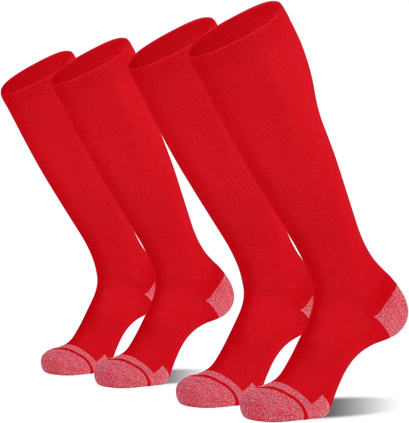 2 Pack / 3 Pack Baseball Socks for Youth Kids and Adult Softball Soccer Socks Over the Calf Tube Socks(Gift)