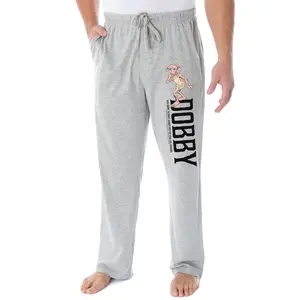 Harry Potter Men's Dobby The Elf Come To Save Harry And Friends Loungewear Sleep Pajama Pants