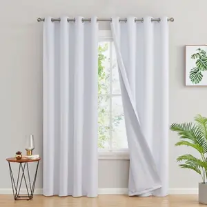 Lowes - 100% Blackout Curtains Dakota Hamilton with Insulight Membrane
