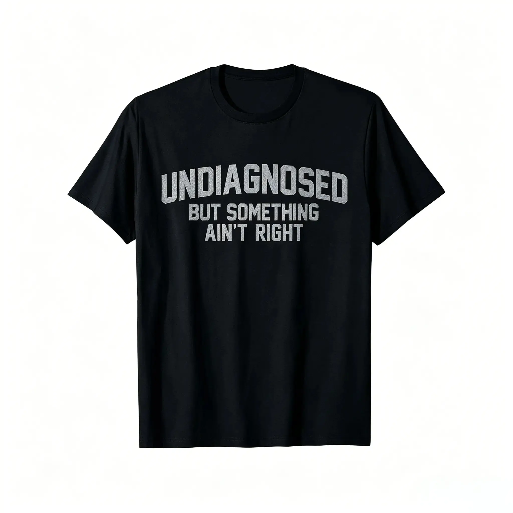 Men's Soft Cotton Round Neck Short Sleeve T-Shirt - Menswear with Humorous Printed Text Graphic, Casual Streetwear, Ideal Birthday Gift