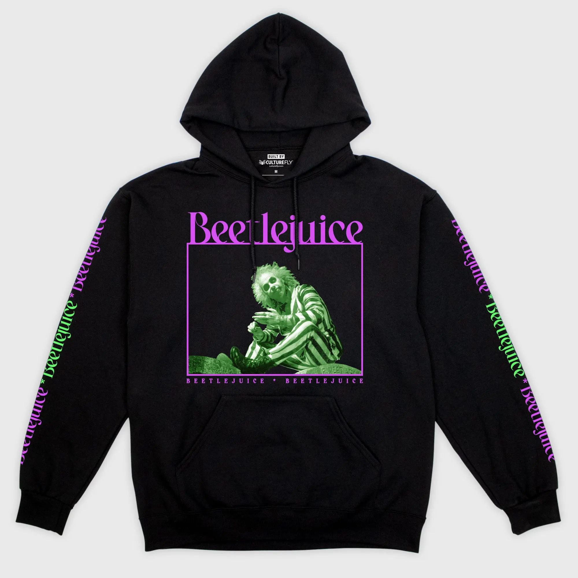 Beetlejuice - Beetlejuice Sitting Black Hoodie