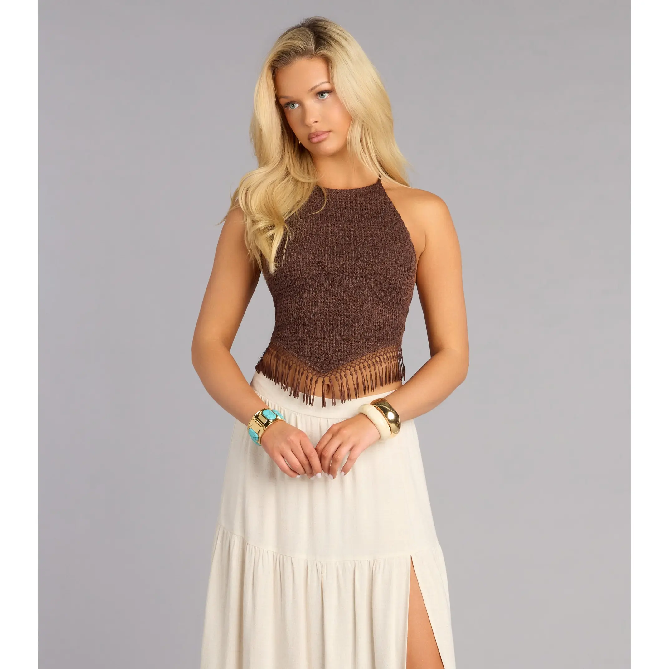 fringe top - TikTok Shop