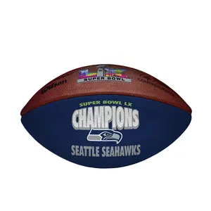 Seattle Seahawks Wilson Super Bowl LX Champions Autograph Football - Fanatics Exclusive