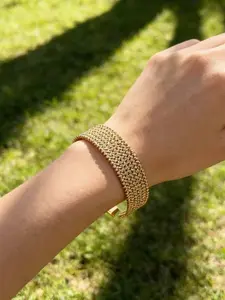 1 Piece Bangle, C-shaped Adjustable Design, Women's Titanium Steel Bangle, Casual Style, Versatile for Daily Wear