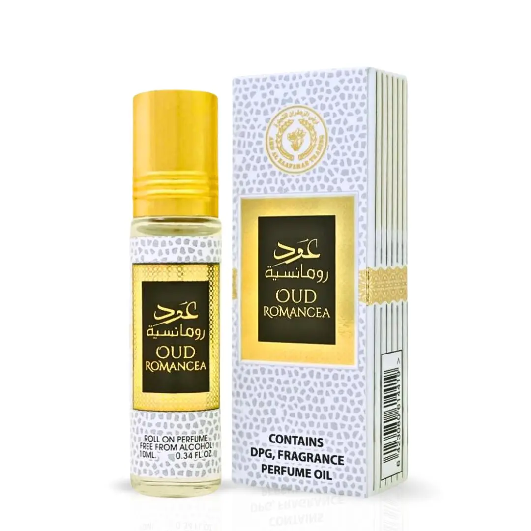 Oud Romancea Roll-On Perfume Oil - CPO 10ML (0.34OZ) by Ard Al Zaafaran | Long Lasting, Miniature Perfume Oil For Men & Women. Oud Romancea Roll-On Perfume Oil - CPO 10ML (0.34OZ) by Ard Al Zaafaran | Long Lasting, Miniature Perfume Oil For Men & Women.