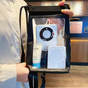 Adjustable Waterproof Phone Holder, 1 Count Touch Screen Phone Case with Adjustable Strap, Phone Accessories for Beach Vacation