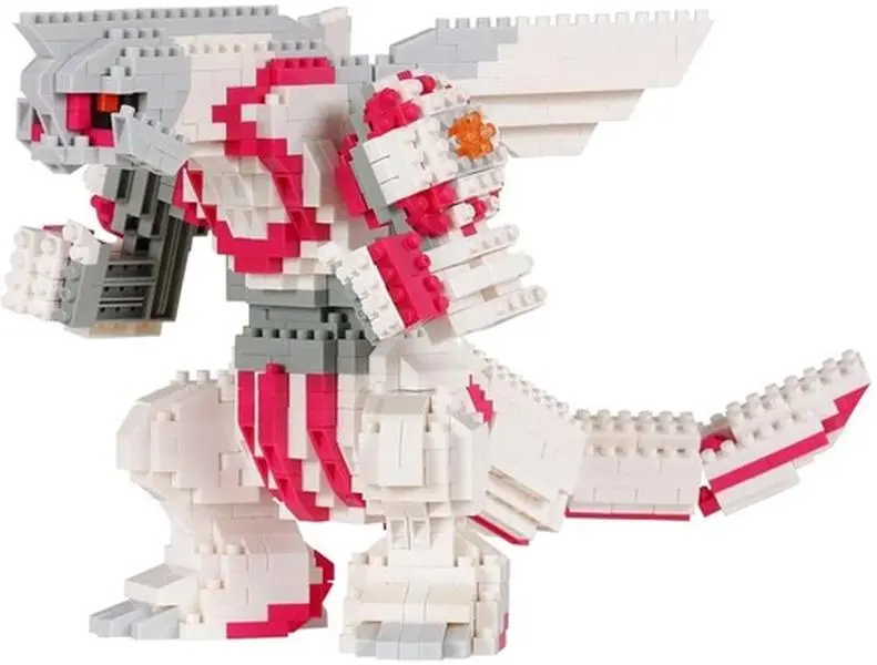 Nanoblock Pokemon Series Palkia DX Collectible Building Brick Set, Toy Figurine Statue