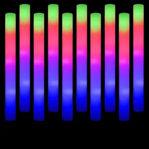 10pcs LED Flashing Light Sticks, 3 Modes, Party Supplies, Wedding, Birthday, Concert, Christmas, Halloween, Camping, Glow Sticks