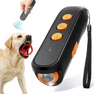Stop Dog Barking Fast & Safely, Ultrasonic Bark Deterrent for Indoor Outdoor Use, Anti Barking Device for Dogs with 3 Modes, 16.4ft Range, Easy to Use No Bark Device for a Quieter Home