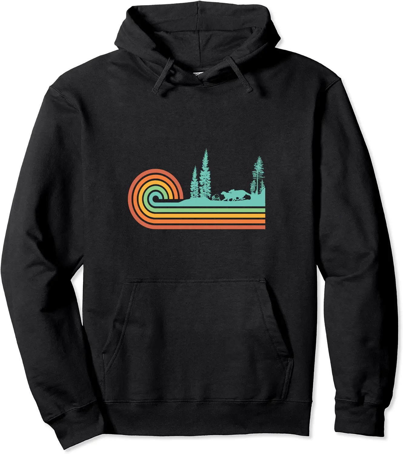Coonhound Raccoon Retro Look - Coon Hound Dog Owners Pullover Hoodie - Mohamedab Shop 42B095QV1X54