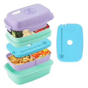 Healthy Packers Bento Box Adult Lunch Box Japanese Insulated Bento Box for Kids with 100 Leakproof Containers School Lunch Box for Fresh Food